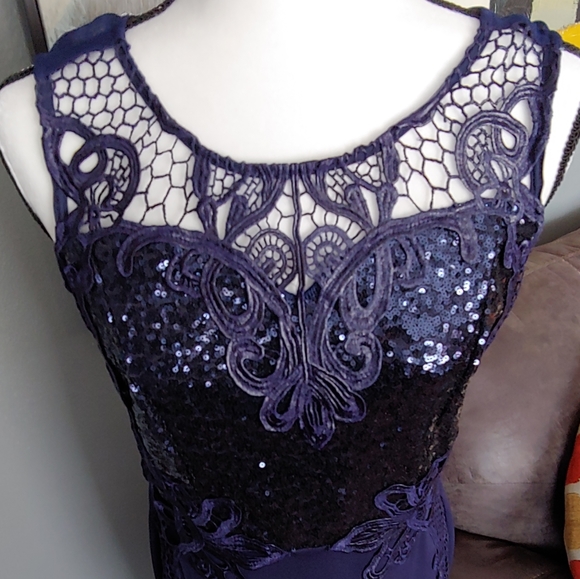 Navy Blue Dress - Picture 2 of 8